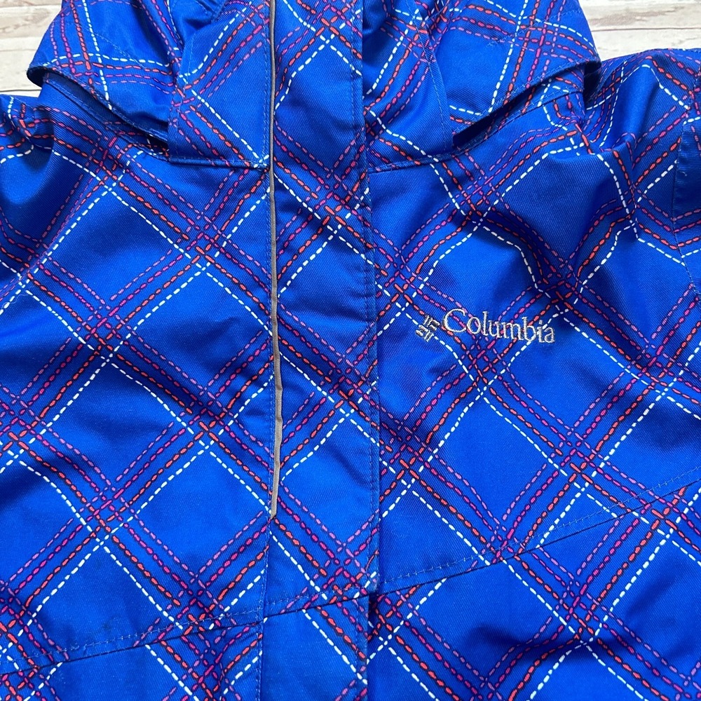 Columbia Jacket‎ Blue Omni-Tech Interchange Full Zip Hooded Youth Girls Size XL - Picture 3 of 11
